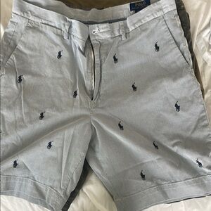 Polo by Ralph Lauren Men's Light Blue Shorts